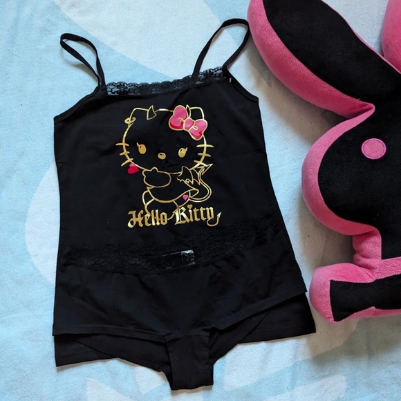 hello kitty h&m tank top + the bottoms size M - Picture 1 of 7